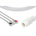 Ilb Gold Replacement For Mennen Medical, Mr1200 Direct-Connect Ecg Cables MR1200 DIRECT-CONNECT ECG CABLES